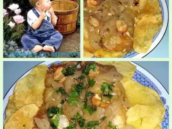 Receita Bacalhau à prior de braga