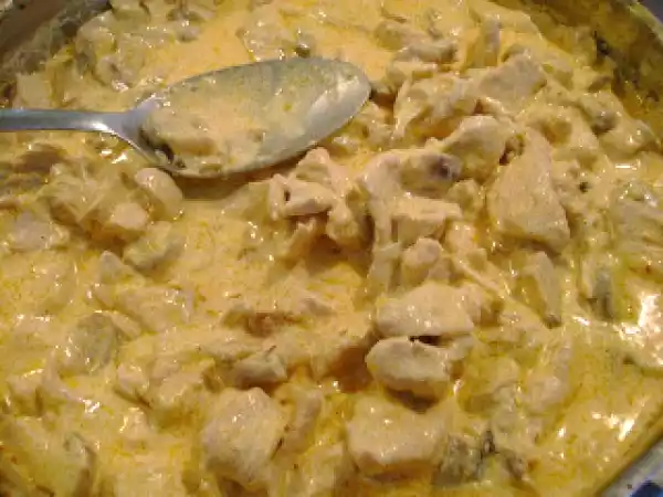 Receita Strogonoff de perú