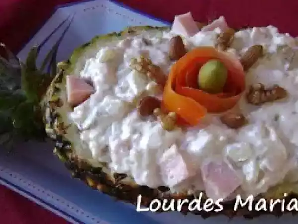 Receita Maionese no abacaxi - natal - (lourdes)