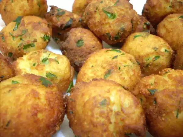Receita Bolinhos de batata