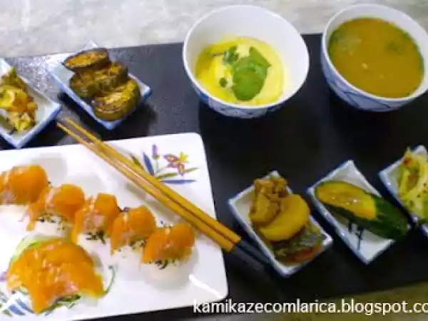 Receita Teishoku para uma vida saudável