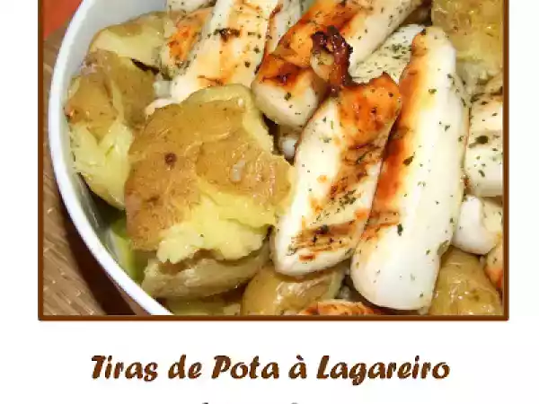 Receita Tiras de pota à lagareiro