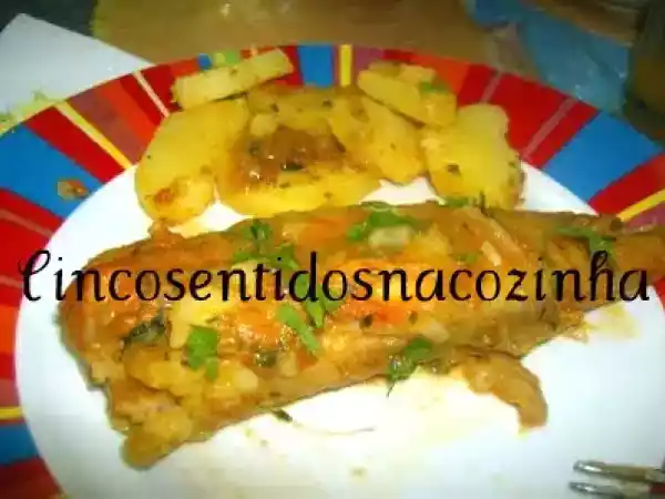 Receita Lombinhos de tamboril estufados