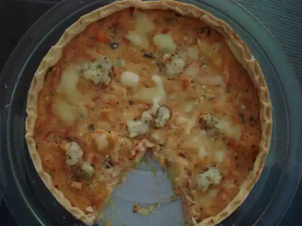 Receita Quiche de camarão