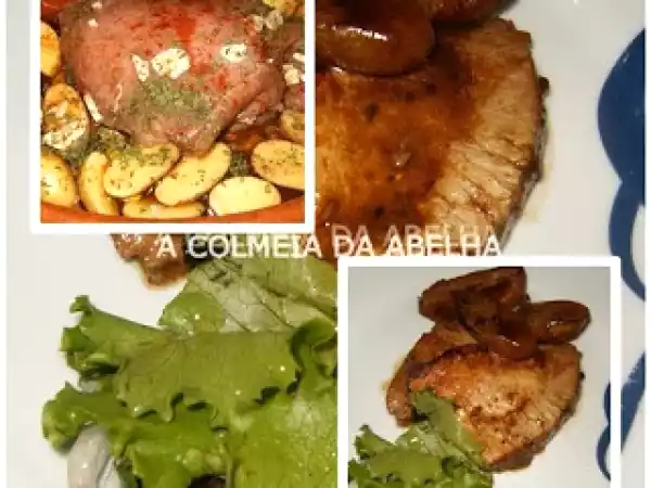 Receita Peito de perú assado em sopa de rabo de boi