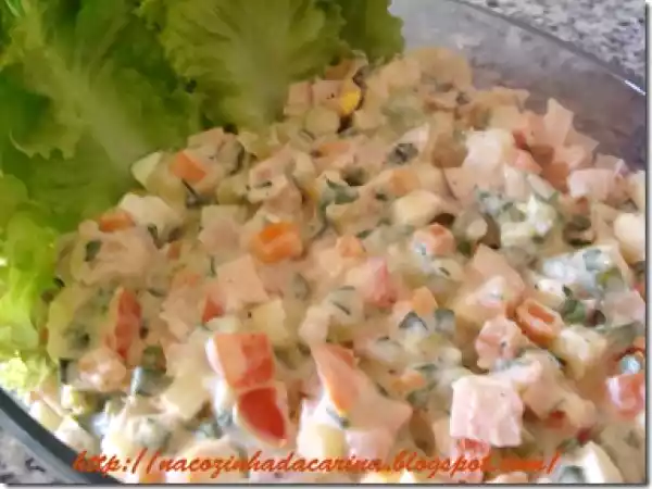 Receita Saladinha refrescante