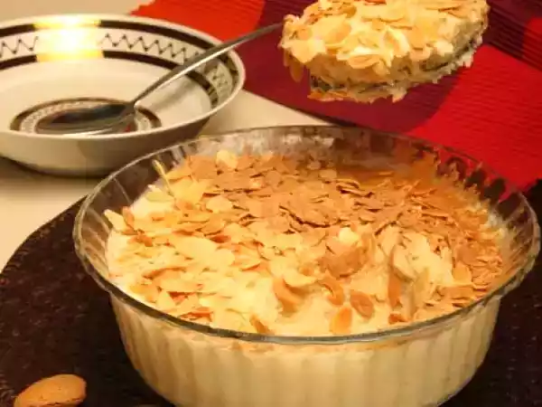 Receita Mousse de amêndoa