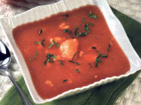 Receita Sopa de tomate com ovo