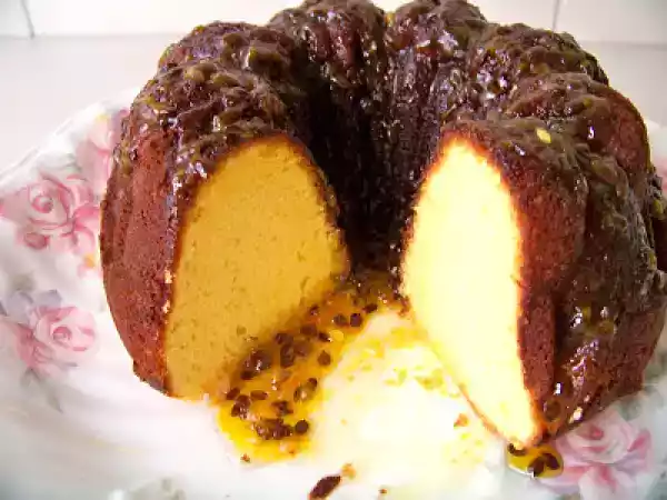 Receita Bolo de maracujá