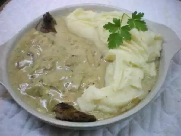 Receita Bife da alcatra com molho de cogumelos