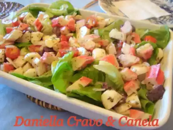 Receita Salada de kani