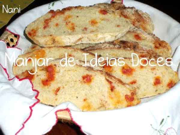 Receita Pão com chouriço (artisan bread)
