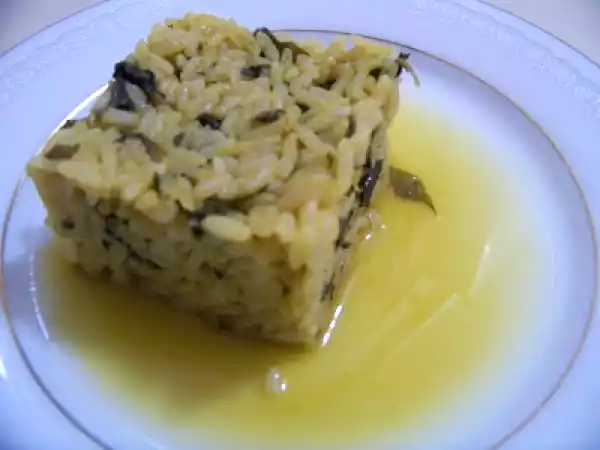 Receita Arroz de jambu com tucupi