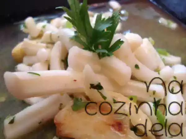 Receita Lulas salteadas na manteiga