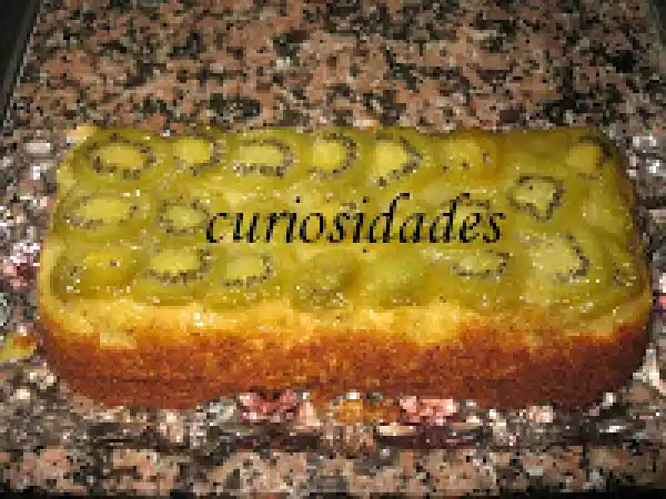 Receita Bolo delicioso de kiwi