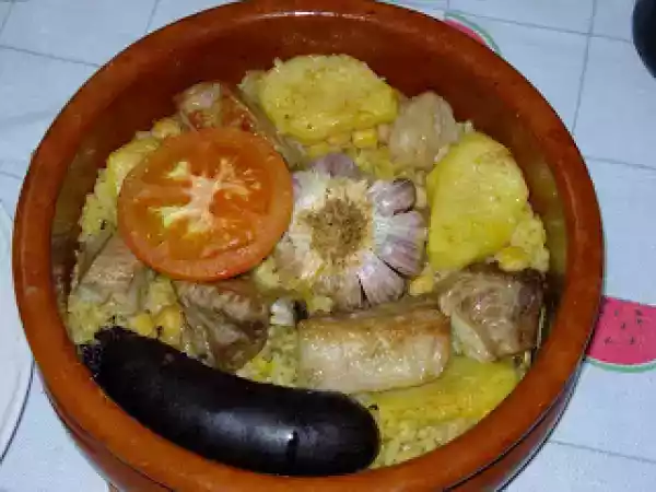 Receita Arroz al horno da anabel
