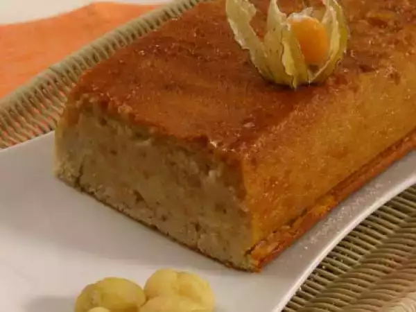 Receita Pudim de castanhas caramelizado