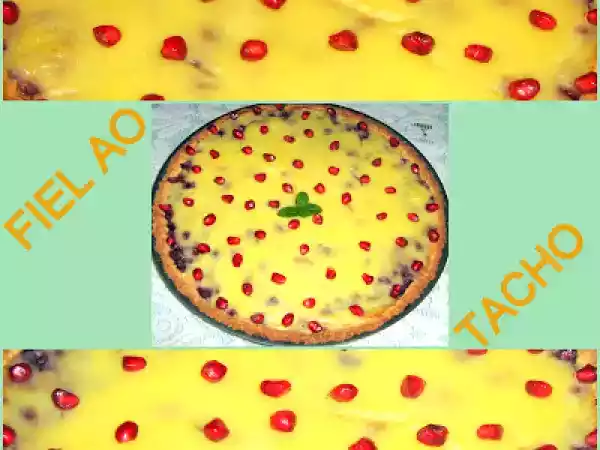 Receita Tarte de romã