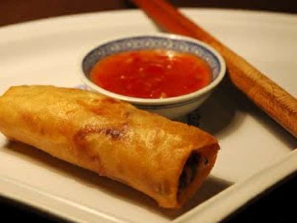 Receita Rolinhos a primavera