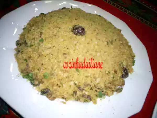 Receita Farofa agridoce