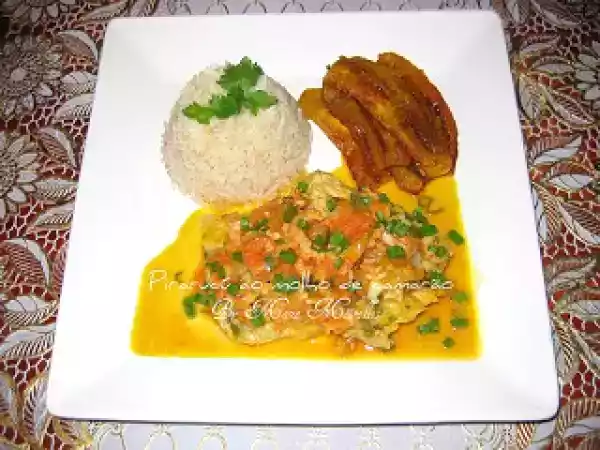 Receita Pirarucú ao molho de camarão hummm... dos deuses!