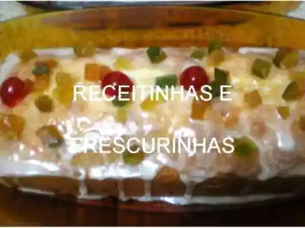 Receita Bolo de natal