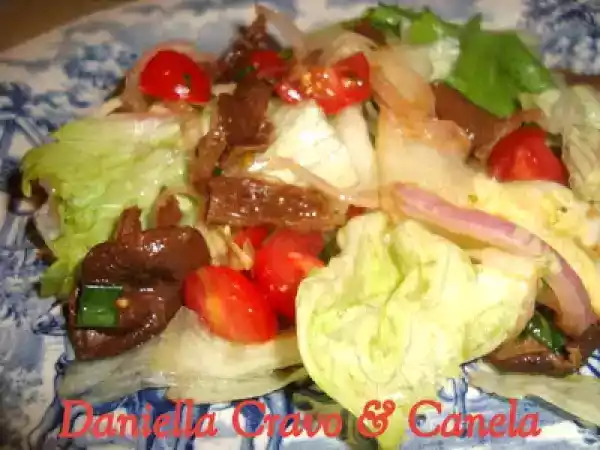 Receita Salada de funghi