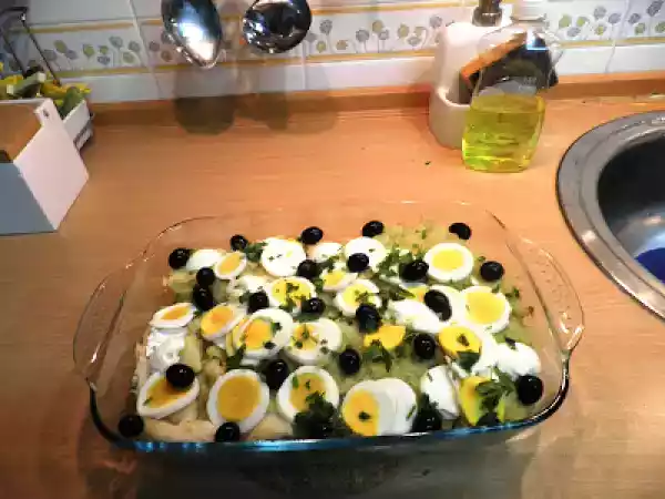 Receita Bacalhau à gomes de sá na bimby