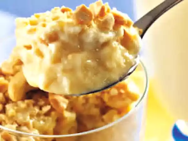 Receita Especial de fim de ano - mousse de caju crocante