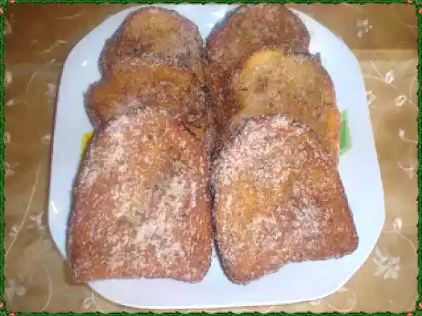 Receita Fatias douradas ou rabanadas