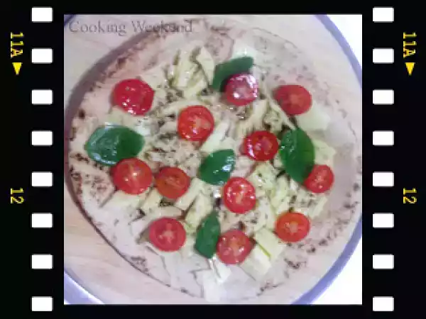 Receita Receitas - pizza de pão sírio - lanche rápido