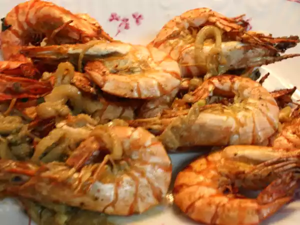 Receita Gambas à provençal na actifry