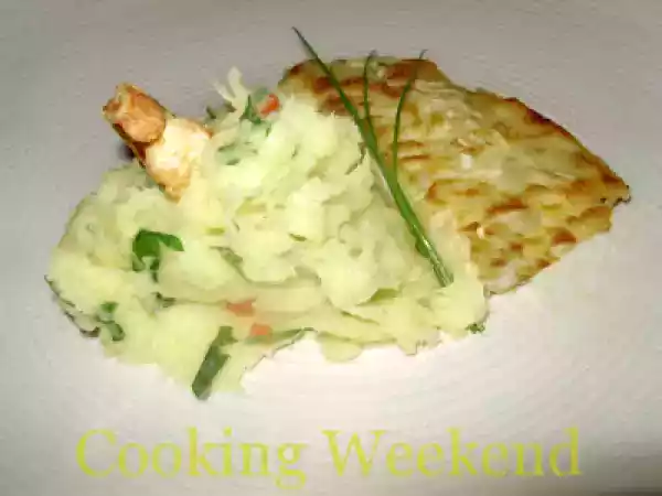 Receita Receitas - linguado com purê de mandioca