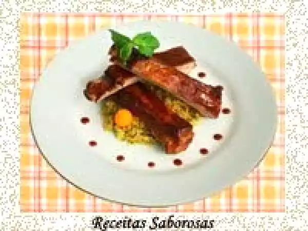 Receita Costeletas de porco com laranja