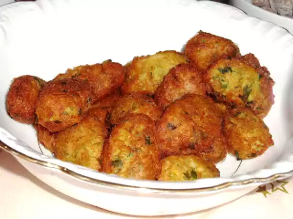 Receita Bolinhos de alho francês (ovovegetariana)