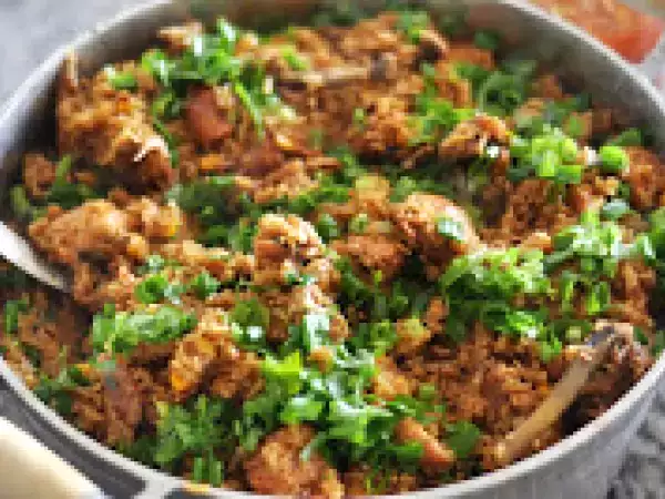 Receita Galinhada, a receita