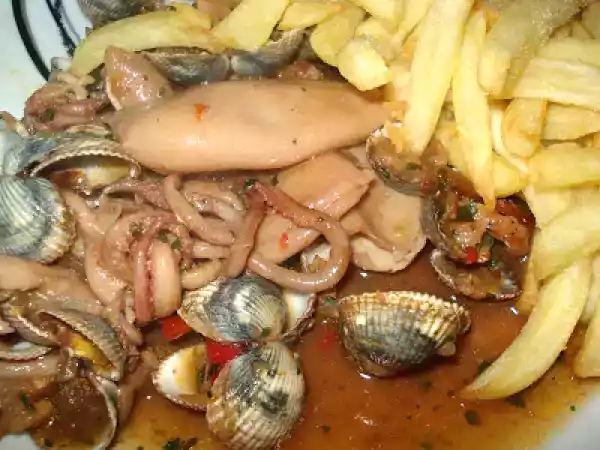 Receita Lulas com berbigão...