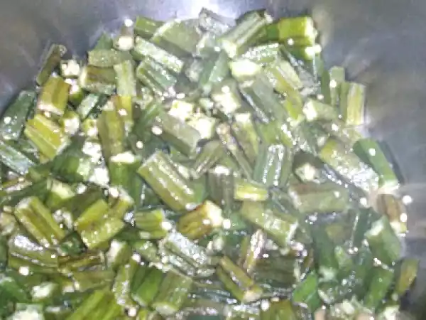 Receita Quiabo refogado