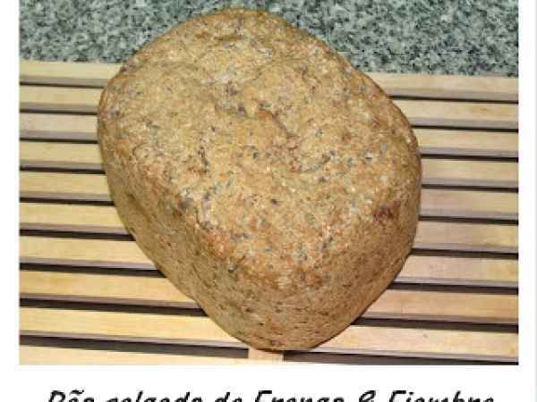 Receita Pão salgado de frango & fiambre