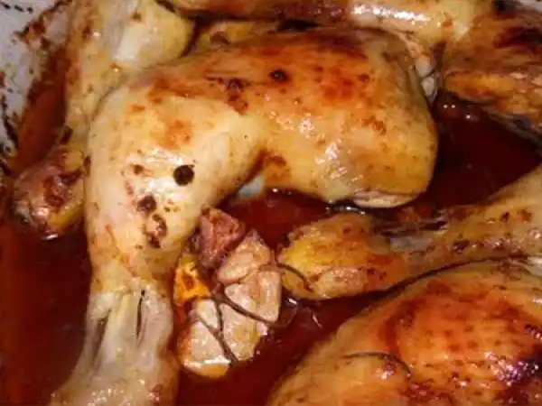 Receita Pernas de frango no forno