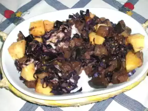 Receita Salteado de legumes com ananás