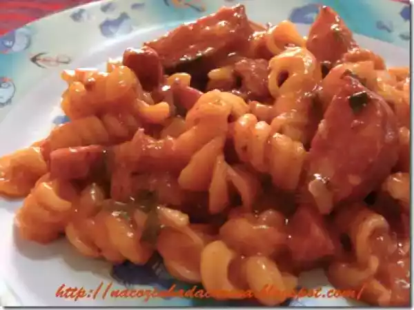 Receita Macarrão de panela de pressão