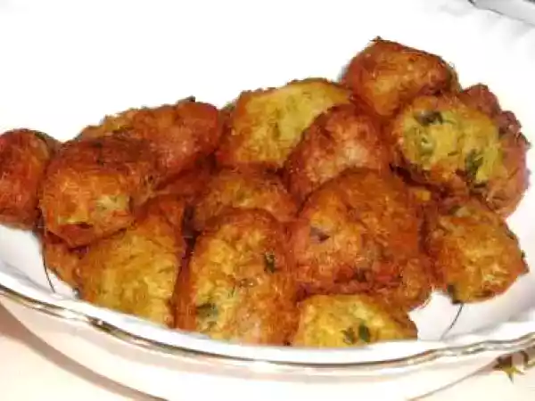 Receita Bolinhos de alho francês (ovovegetariana)