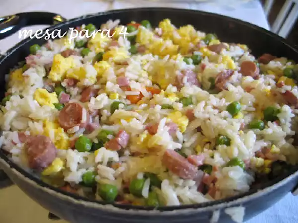 Receita Arroz divertido