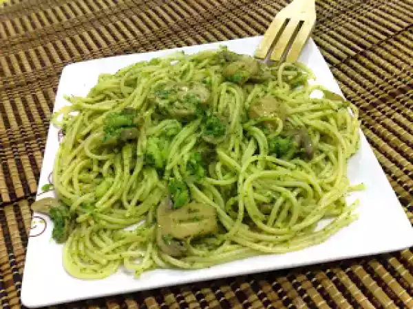 Receita Esparguete vegetariano