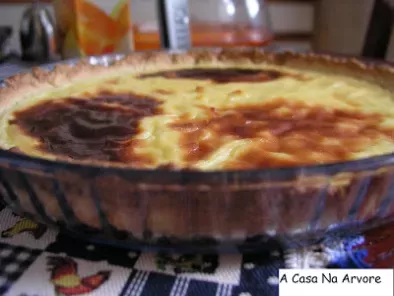 Receita Egg custard tart - tarte de pastel de nata aka flan