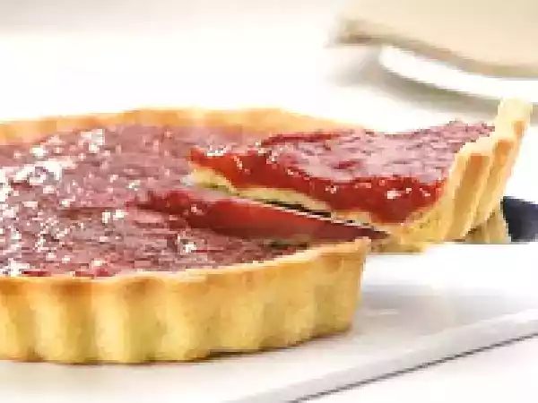Receita Crostata de morangos (ovo-lacto)