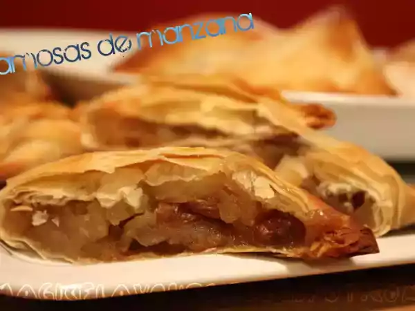 Receita Chamuças de maçã