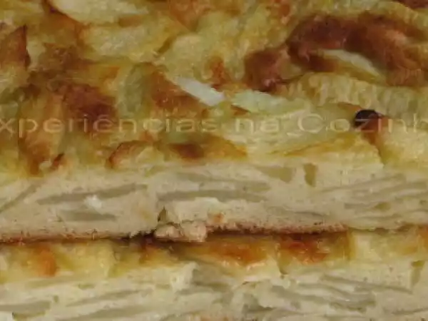 Receita Tarte de pera escondida