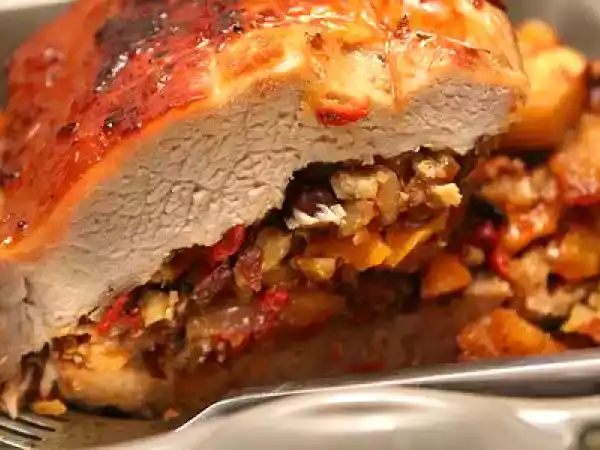 Receita Lombo de porco recheado